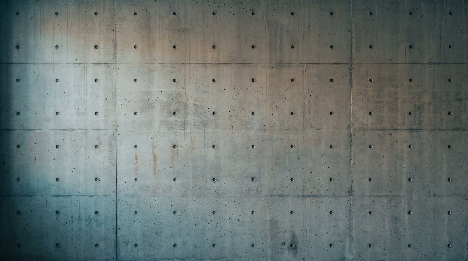 Illustration: a poured concrete basement wall before the cut